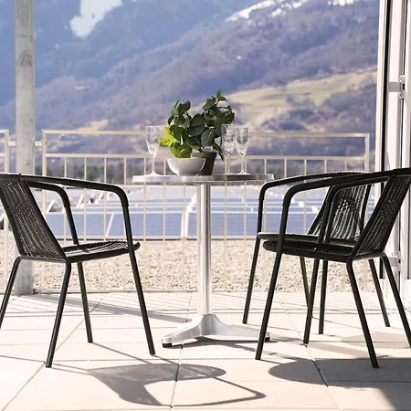 Penthouse Mit Panoramaterrasse & Bergblick In * Landquart